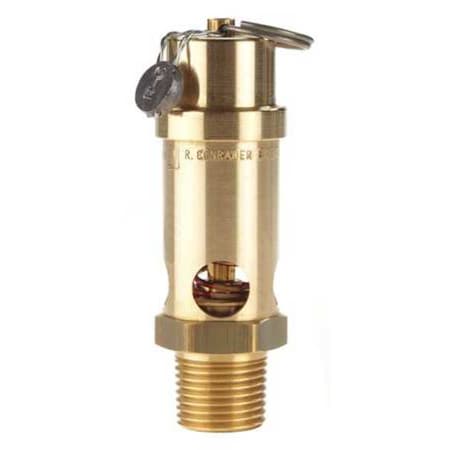 Safety Valve,Soft Seat,1/2 In,175 PSI