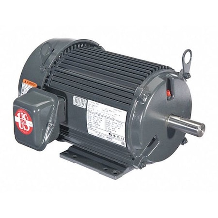 Three-Phase General Purpose Motor, 3 HP, 182T Frame, 208-230/460V AC Voltage, 1800 Nameplate RPM