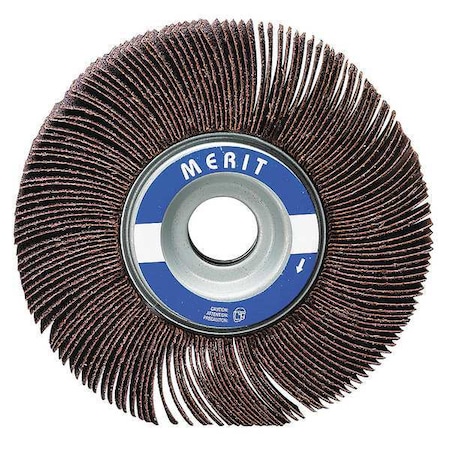 Flap Wheel, 5/8 Dia, 5/8 W, Shk 1/8, 80