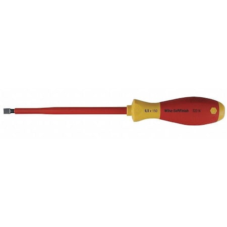 Insulated Slotted Screwdriver 15/64 in Round