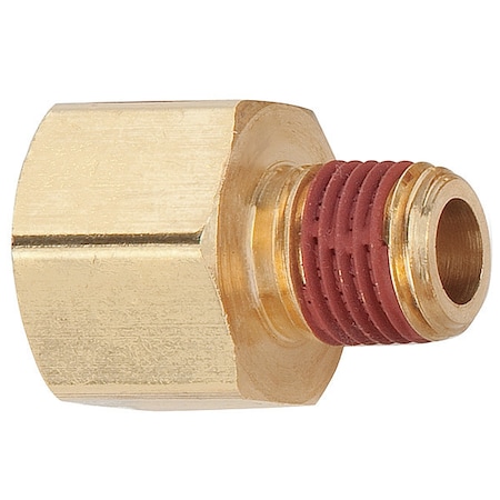 Reducing Adapter Brass Reducing Adapter, 3/8 in Female NPT X 1/4 in Male NPT