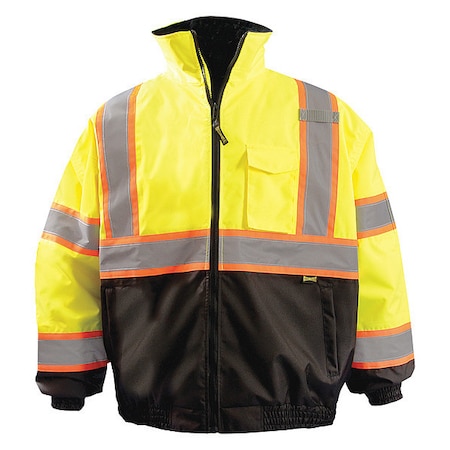 Jacket, Polyester, Class 3 R, Yellow, M