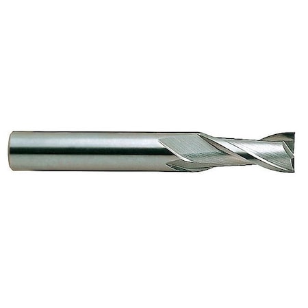 Carbide End Mill,Sq,1/2,1 Cut L