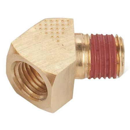 45 Degree Street Elbow Brass Street Elbow, 45 Degrees, 1/4 in Female NPT X 1/4 in Male NPT