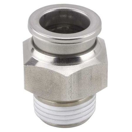 3/8" x 1/2" Tube x MNPT SS Male Adapter
