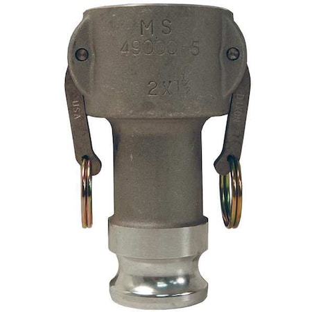Reducing Coupler/Adapter,5 x 4 In,75 psi