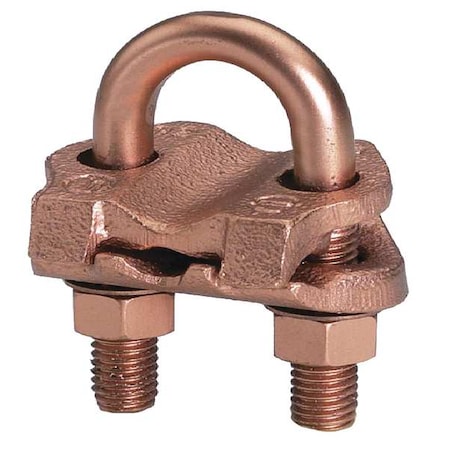 Pipe Ground Clamp,5AWG,2.88In