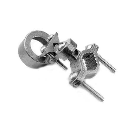 Pipe Ground Clamp,10AWG,3.23In