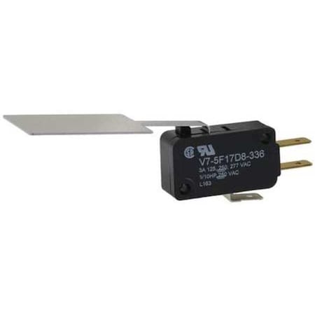 Miniature Snap Action Switch, Lever, Long, Paddle Actuator, SPDT
