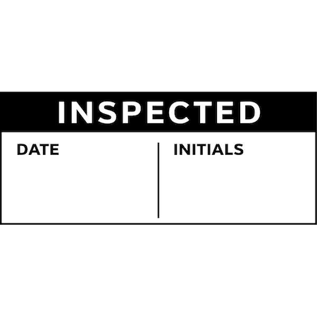 Inspection Label, English, Quality, PK350, TCSL2-10943