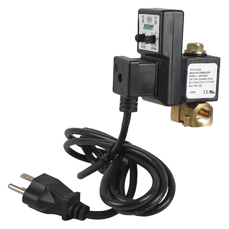 Auto Drain Valve,100-120V,1/8 In.