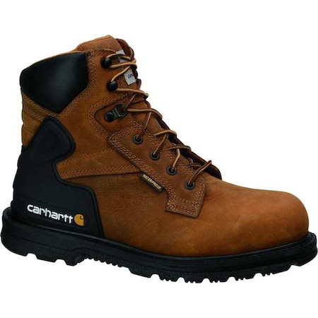 Men's 6-Inch Work Boot, 13 M, Steel Toe, 6 in H, Brown, CMW6220