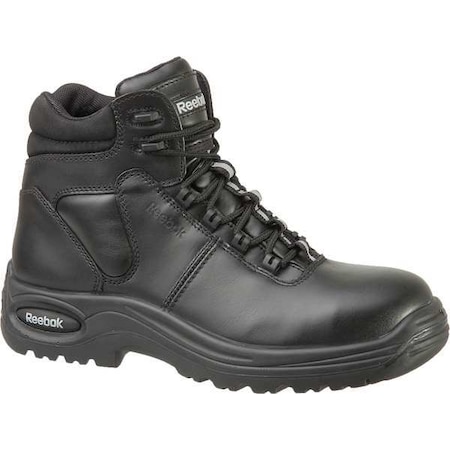 Men's 6-Inch Work Boot, 6, Composite Toe, 6 in H, Black, RB6750