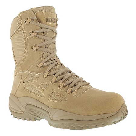 Men's 8-Inch Work Boot, 11, Composite Toe, 8 in H, Desert Tan, RB8894