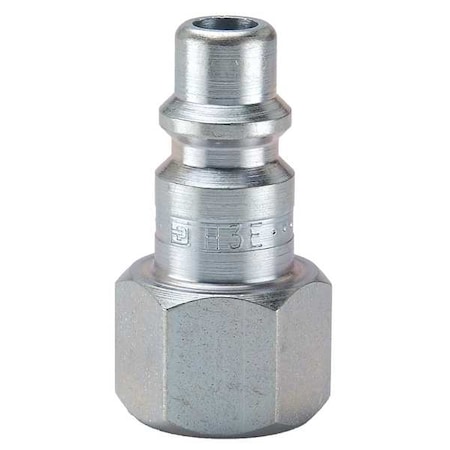 Coupler Plug,Steel,FNPT,1/4 In. Pipe