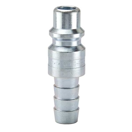 Coupler Plug,Steel,Hose Barb,110 cfm
