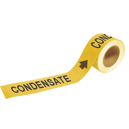 Pipe Marker,Condensate,1 In.H