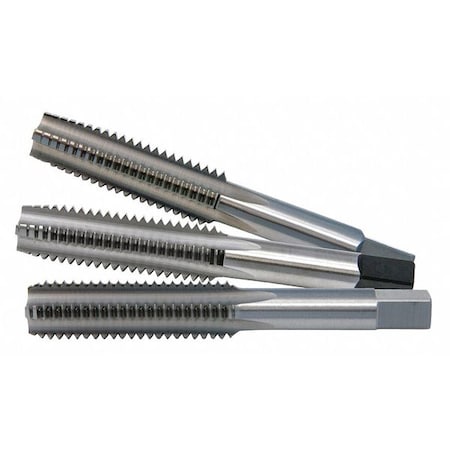 Straight Flute (Hand) Straight Flute Hand Tap, M12-1.75, Bottoming, Plug, Taper, Metric Coarse, 4