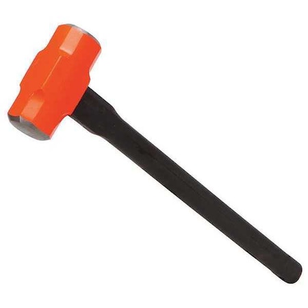 Sledge Hammer,8 lb.,24 In,Rubber/Steel