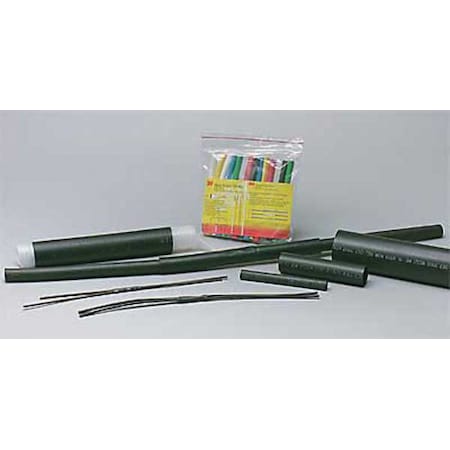 Adhesive Lined Heat Shrink Tube, Thin Wall, 2:1 I.D. Shrink Ratio, 1.5 in I.D. Before Shrinking