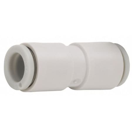 Push-Fit Union Fitting, Push-to-Connect x Push-to-Connect, 10mm Tube OD, Polybutylene Terephthalate