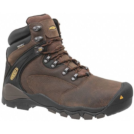 Men's 6-Inch Work Boot, 9 EE, Steel Toe, 6 in H, Brown, 1015401