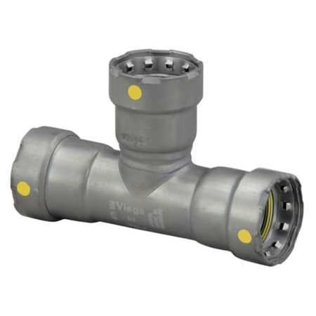 Viega MegaPressG tee, 2" x 2" x 1"