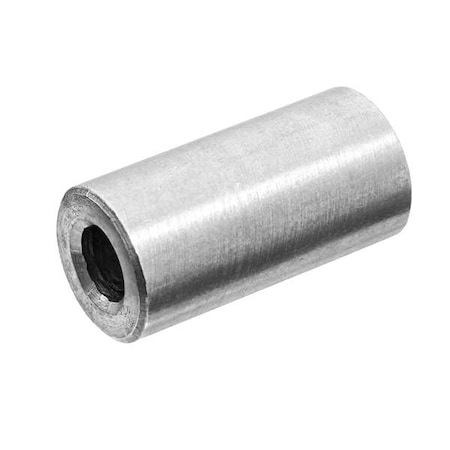 Stainless Steel Unthreaded Round Spacers, 1/4 in Screw Size, Plain 18-8 Stainless Steel