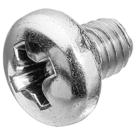 #6-32 x 1/4 in Phillips Pan Machine Screw, Passivated 316 Stainless Steel, 50 PK
