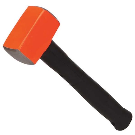 Sledge Hammer,2-1/2 lb.,12,Rubber/Steel