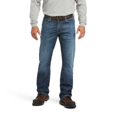 Men's Flame Resistant Pants, 14 cal/sq cm, M 11 oz Denim