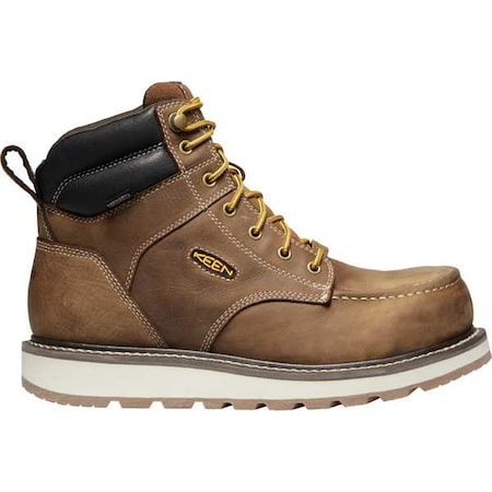 Men's 6-Inch Work Boot, 11, Carbon Fiber Toe, 6 in H, Brown, 1023222