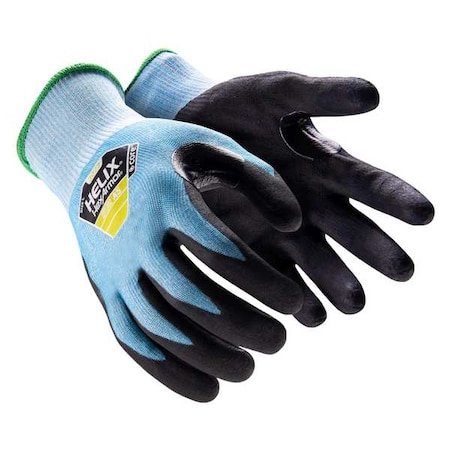 Cut-Resistant Gloves, Cut Level A5 ,Nitrile ,Light Textured ,S 1 PR