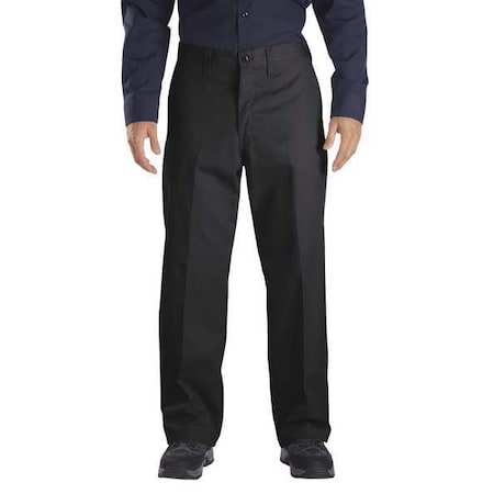 Men's Industrial Work Pants, S/M, Black, Cotton/Polyester