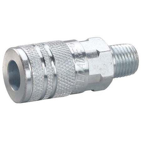Coupler Body,(M)NPT,1/2,Steel