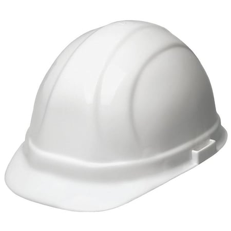 Hard Hat, Omega II, Polyethylene, 6 Point Pinlock, Type 1, Class E, White