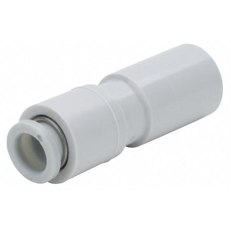 Push-Fit Adapter Fitting, Push-to-Connect x Push-to-Connect, 4mm Tube OD, Plastic