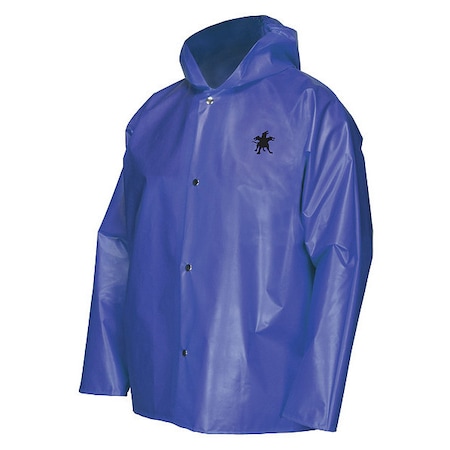 Rain Jacket,Bound Seam,S,Blue,Unisex
