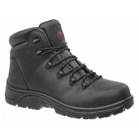 Framer, Men's 6-Inch Work Boot, 8, Medium, Leather, 6 in Height, Black