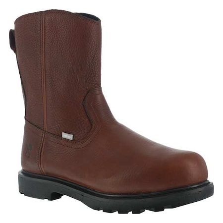 Hauler, Men's Wellington Boot, 9.5, M, Leather, 10 in Height, Brown