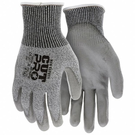 Cut-Resistant Gloves, Cut Level A2 ,Dipped ,Polyurethane ,Smooth ,XS ( 6 ) 12 PK