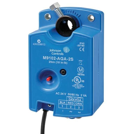 Electric Actuator,35 in.-lb.-4 to 125F