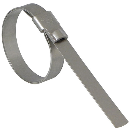 Band Clamp,3/4"W,Slotted-Lock,5"OD,PK25