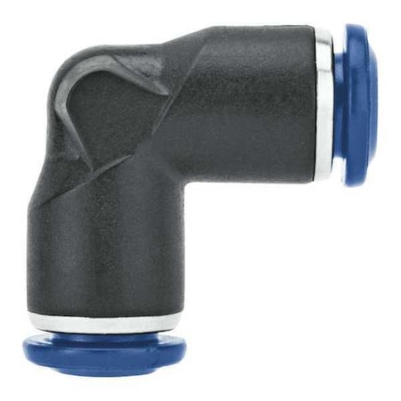 Push-Fit Adapter Fitting, Push-to-Connect x Push-to-Connect, 3/8 in Tube OD