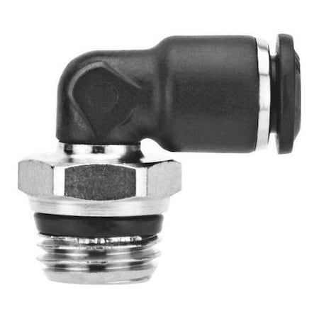 Push-Fit Elbow Fitting, Push-to-Connect x Universal, 12mm Tube OD, 1/2 in Pipe Size