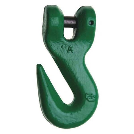 9/32" Quik-Alloy Grab Hook, Grade 100, Painted Green
