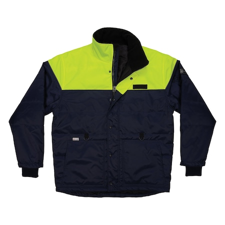XL Navy Insulated Freezer Jacket
