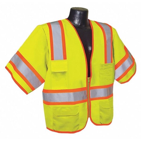 High Visibility Vest,Yellow/Green,L