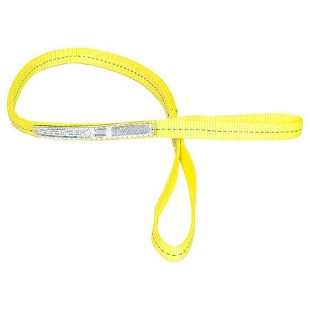 Web Sling,Flat Eye,8 ft L,6,400 lb Cap.