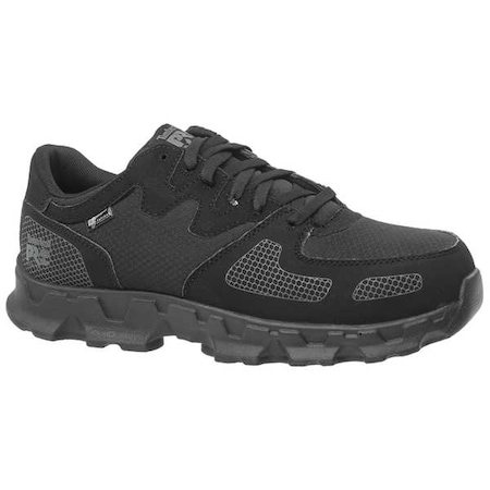 Men's Athletic Shoe, Synthetic Leather Upper, Polyurethane Outsole, Black, 11 1/2